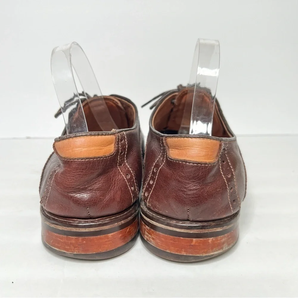 Johnston & Murphy Brown Leather Oxfords Dress Shoes Size 10 Men’s